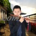 Yosoo Exquisite Bitter Bamboo Flute Chinese Dizi Instrument 2 Sections F/G Key with Accessories,Chinese Bamboo Flute, Chinese Flute   